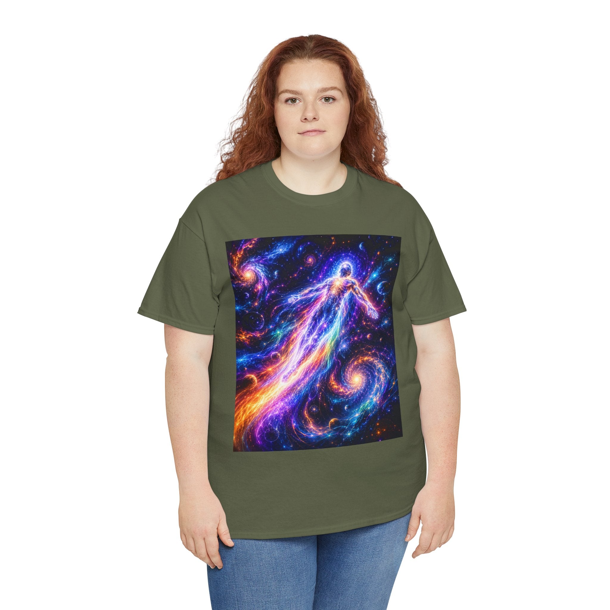 Astral Flight Cosmic Ascension T Shirt – Spiritual Galaxy Energy Graphic Tee