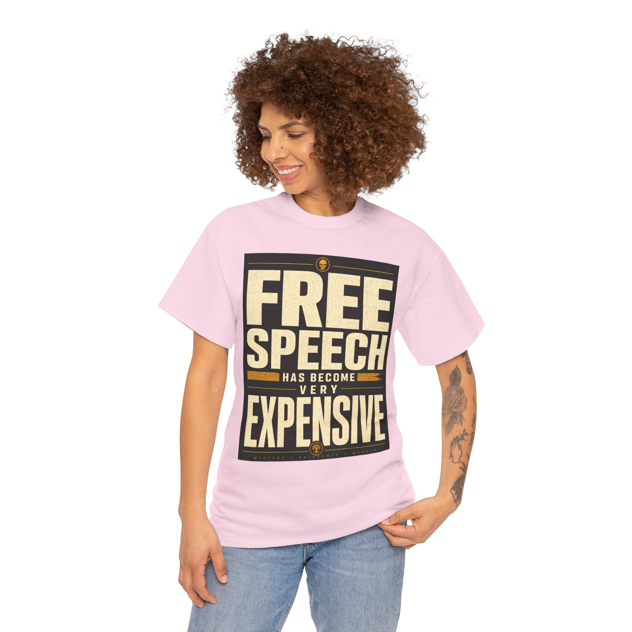 Free Speech Quote T Shirt – Political Statement Graphic Tee for Free Thinkers