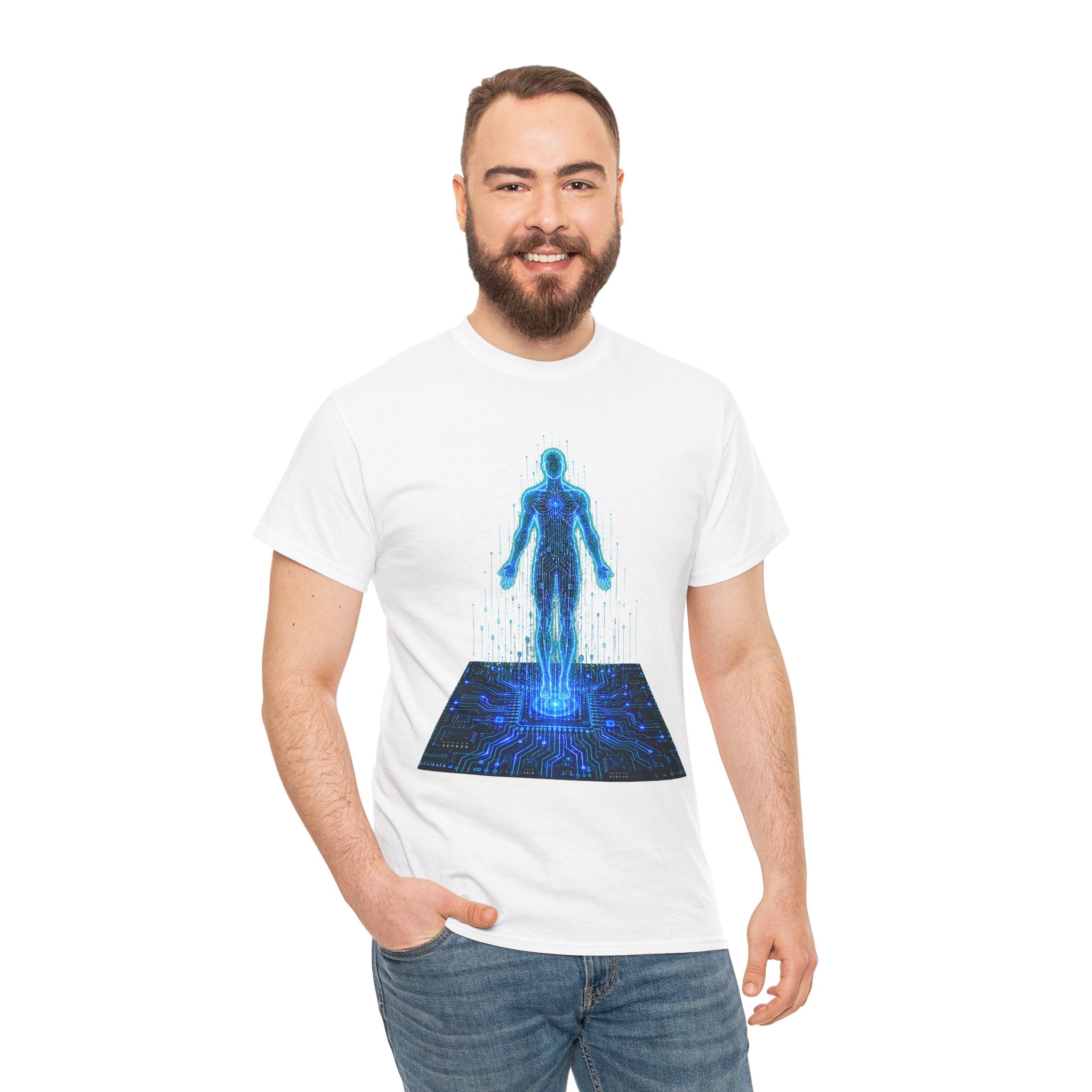 Ghost In The Machine Cyberpunk Graphic T-Shirt | WildOrbit