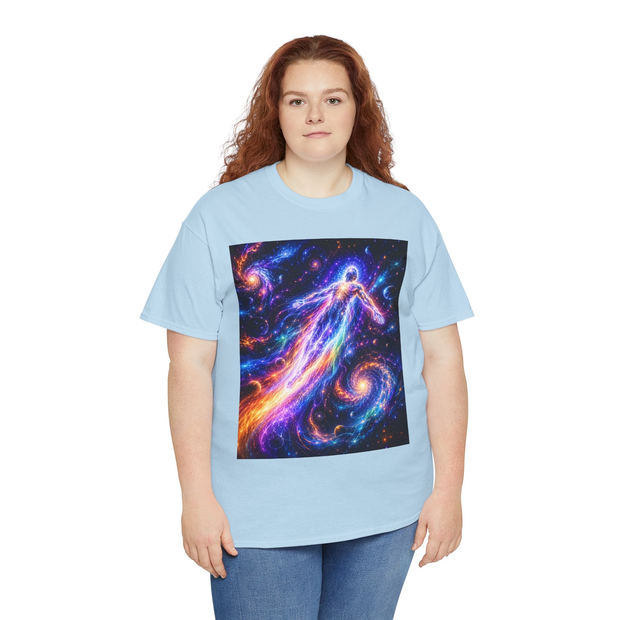 Astral Flight Cosmic Ascension T Shirt – Spiritual Galaxy Energy Graphic Tee