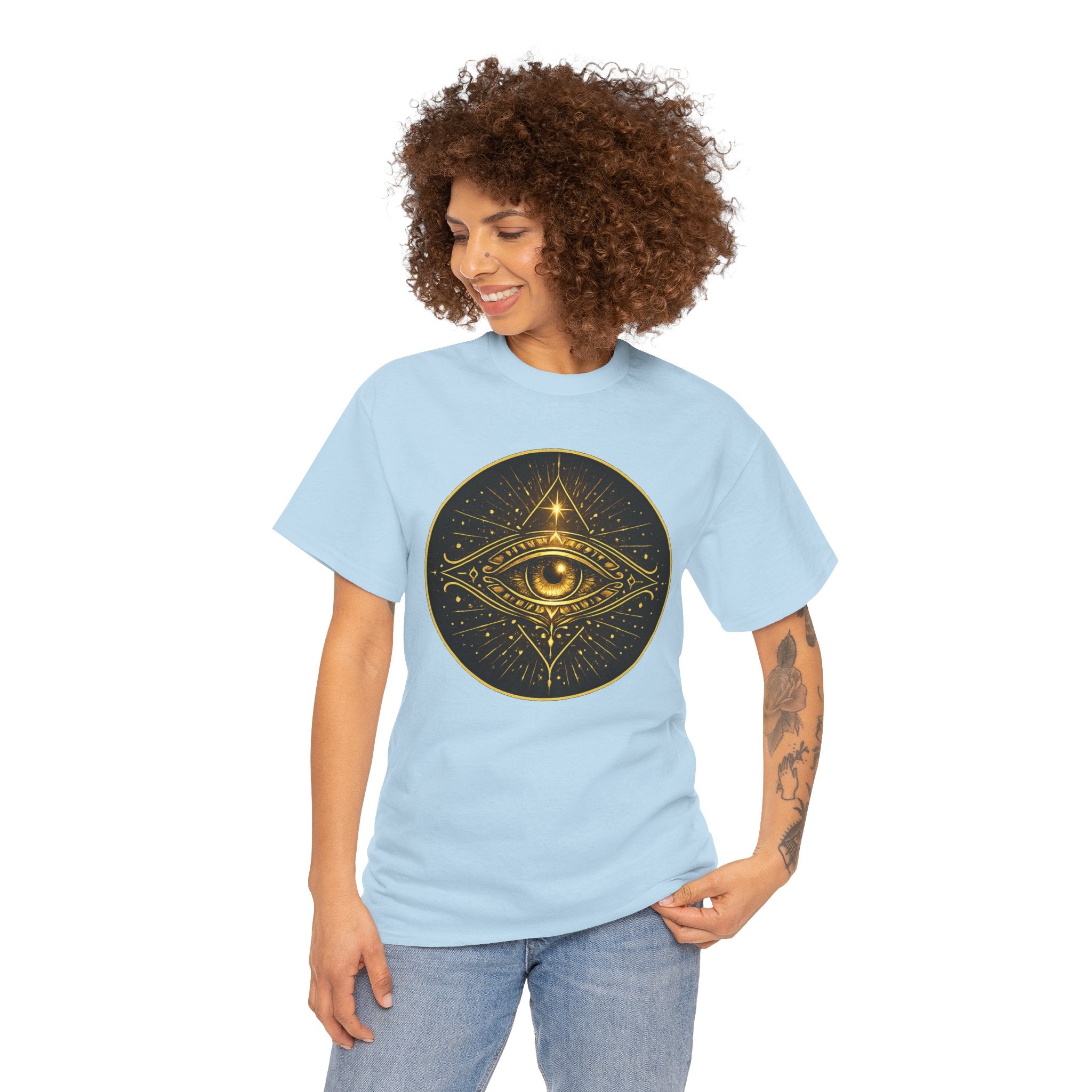 Awaken Your Third Eye Illustration T-Shirt – Mystical All Seeing Eye Graphic Tee