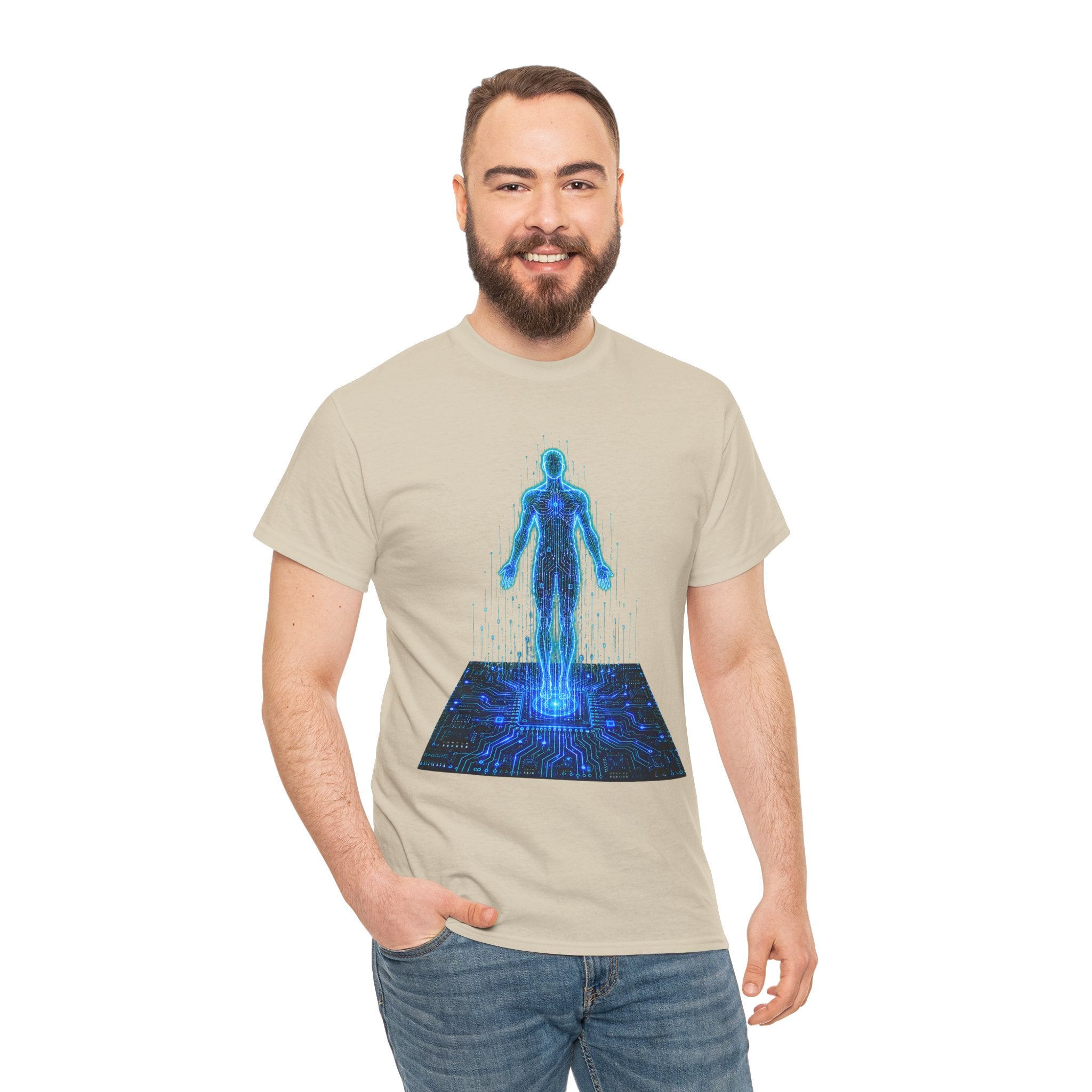 Ghost In The Machine Cyberpunk Graphic T-Shirt | WildOrbit
