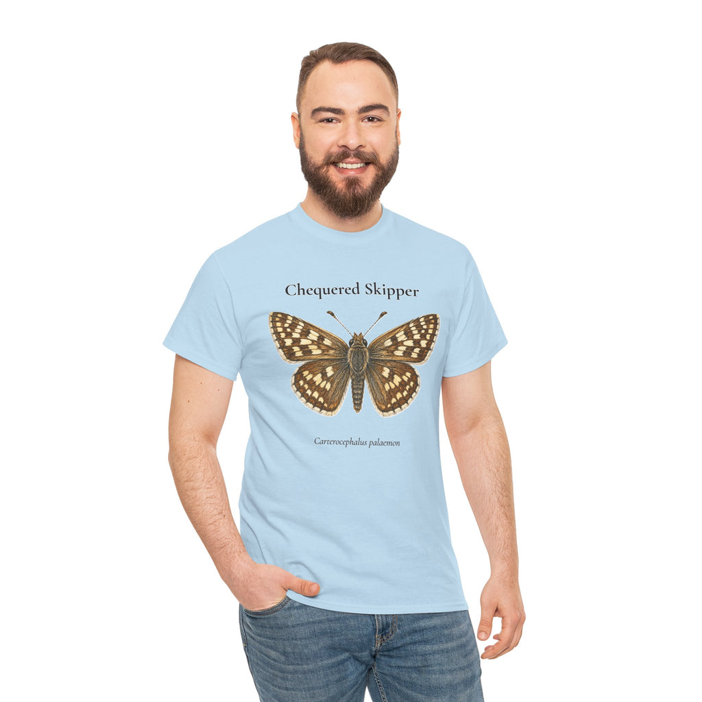Chequered Skipper Butterfly Graphic T-Shirt | WildOrbit