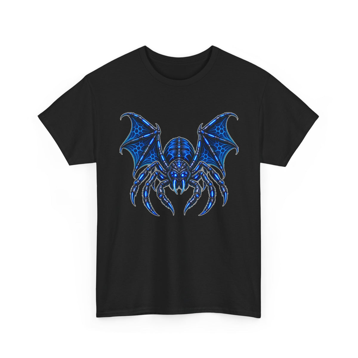 Spider Bat Cyberpunk Graphic T-Shirt | WildOrbit
