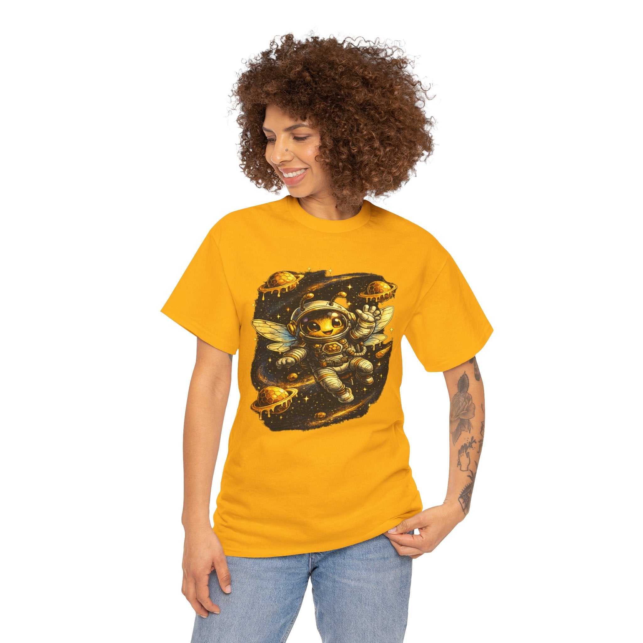 Astronaut Bee T Shirt – Cute Space Bee Graphic Tee for Sci Fi & Nature Lovers