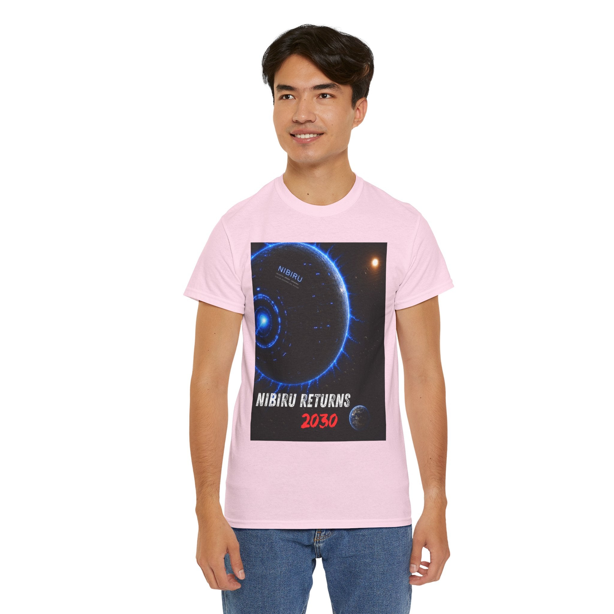 Nibiru Returns 2030 T Shirt – Ancient Sumerian Prophecy Alien Planet Graphic Tee