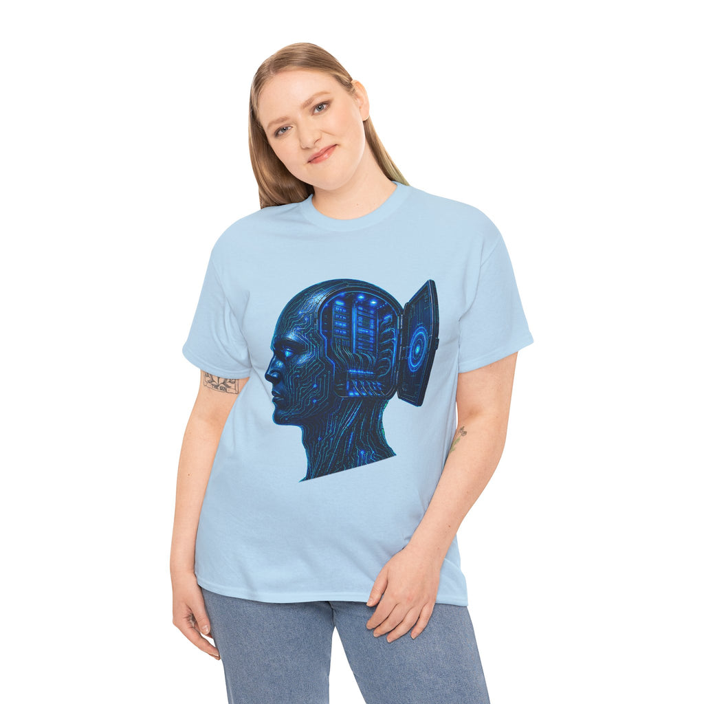 Mainframe Mind Cyberpunk Graphic T-Shirt | WildOrbit