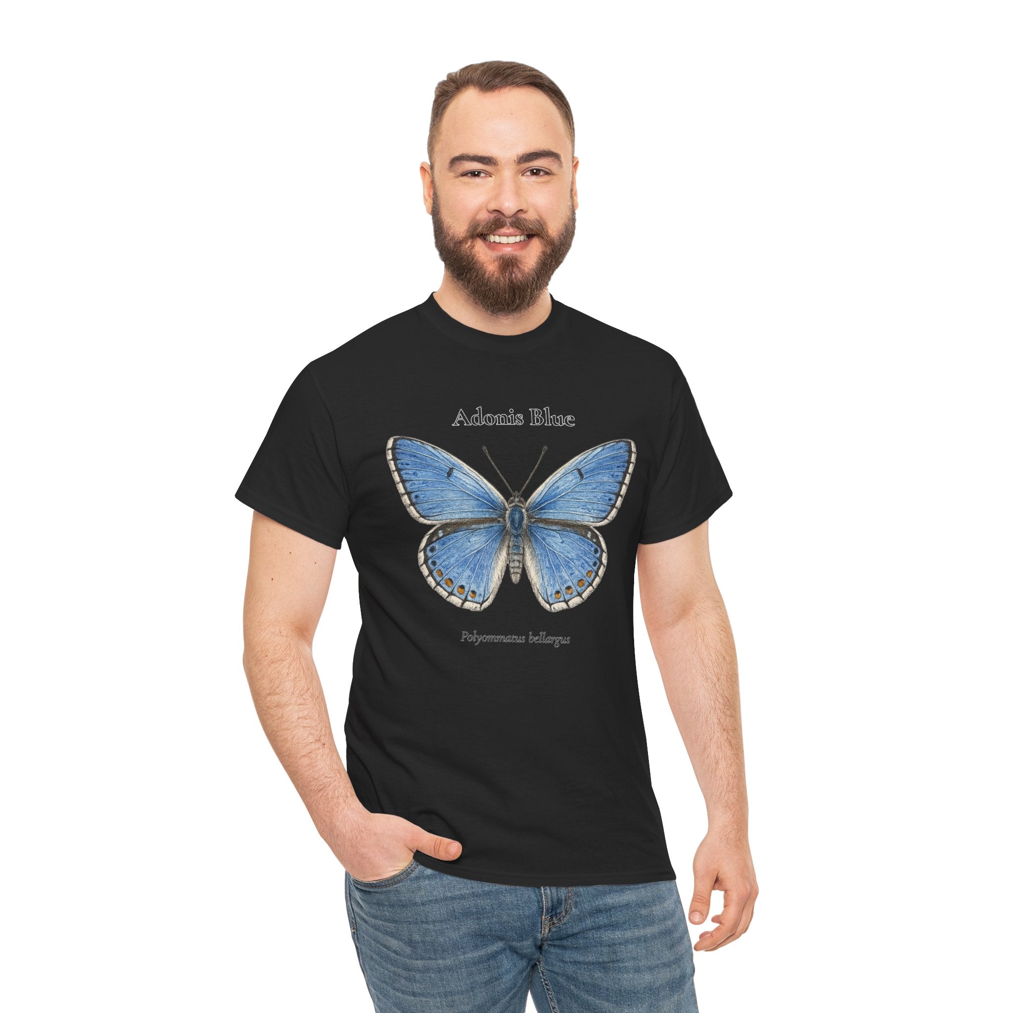 Adonis Blue Butterfly Graphic T-Shirt | WildOrbit