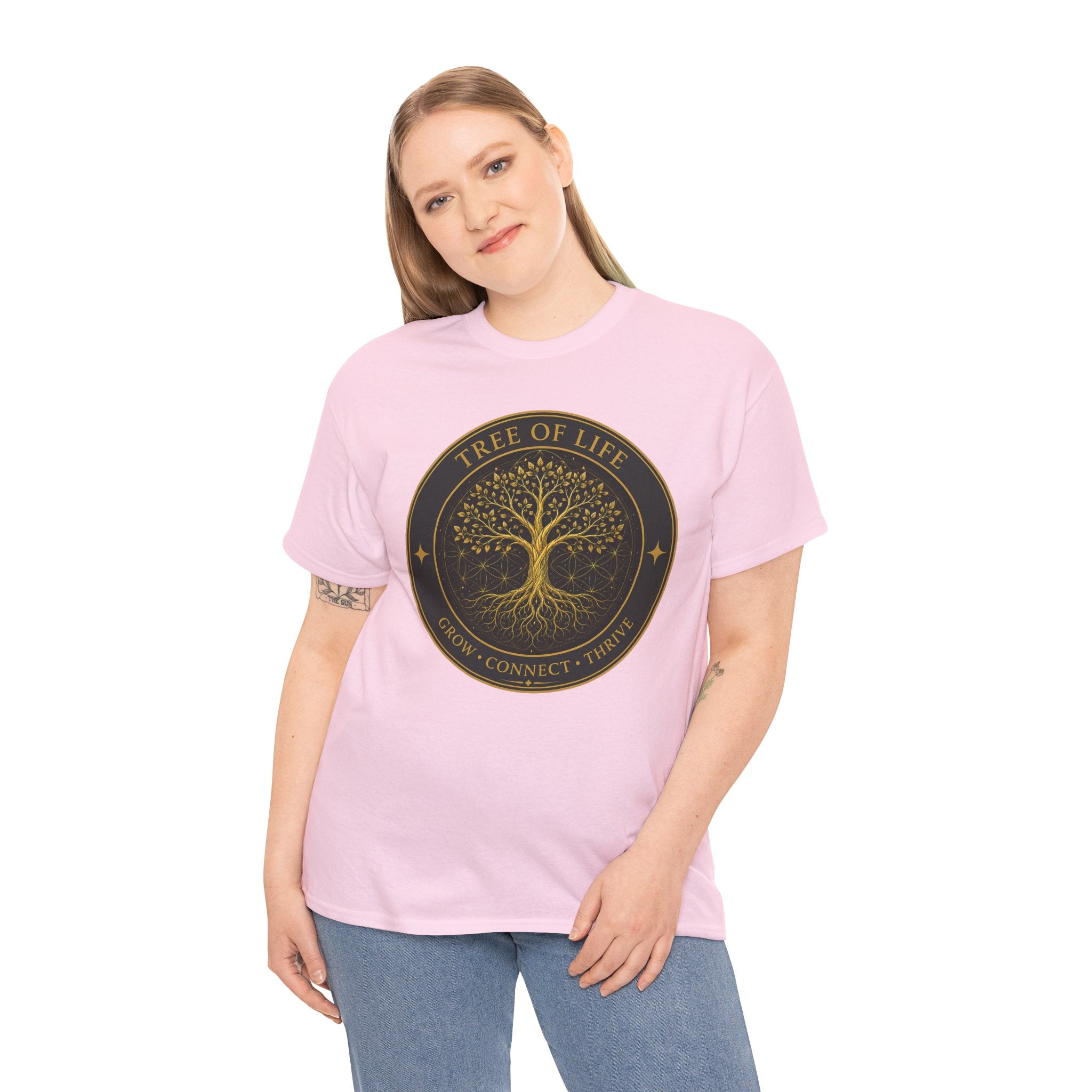 Tree of Life T-Shirt – Sacred Geometry Flower of Life Graphic Tee