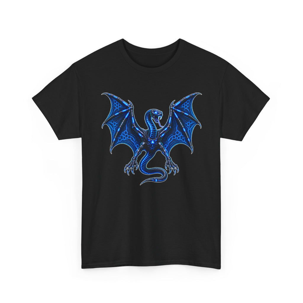 Snake-Headed Bat Cyberpunk Graphic T-Shirt | WildOrbit