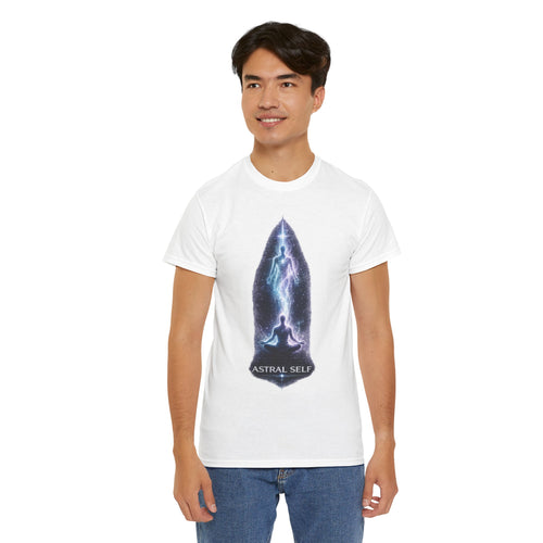 Astral Self Meditation T Shirt – Spiritual Astral Projection Cosmic Graphic Tee