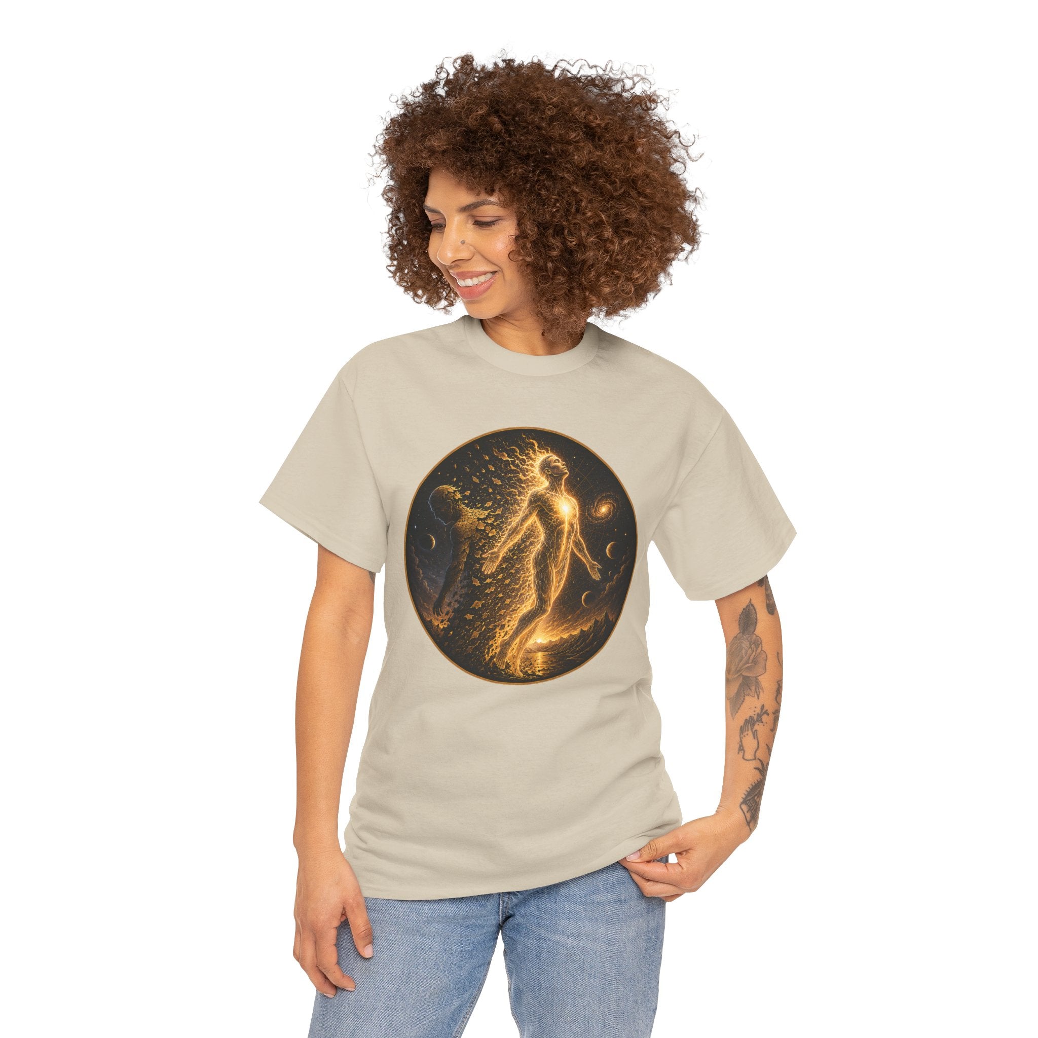 Shedding Skin Illustrated T-Shirt – Spiritual Renewal Graphic Tee