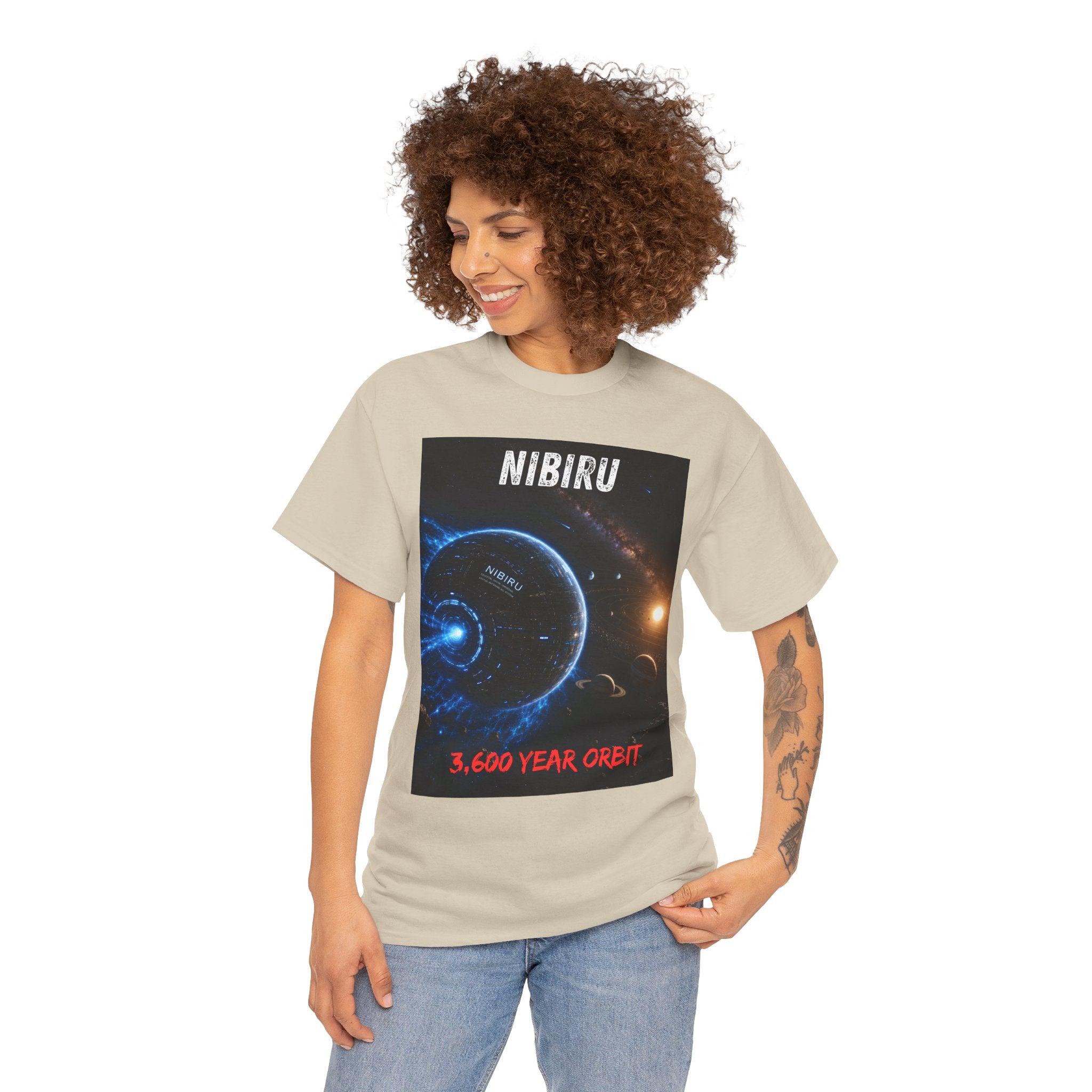 Nibiru 3,600 Year Orbit T Shirt – Ancient Alien Sci Fi Planet Graphic Tee