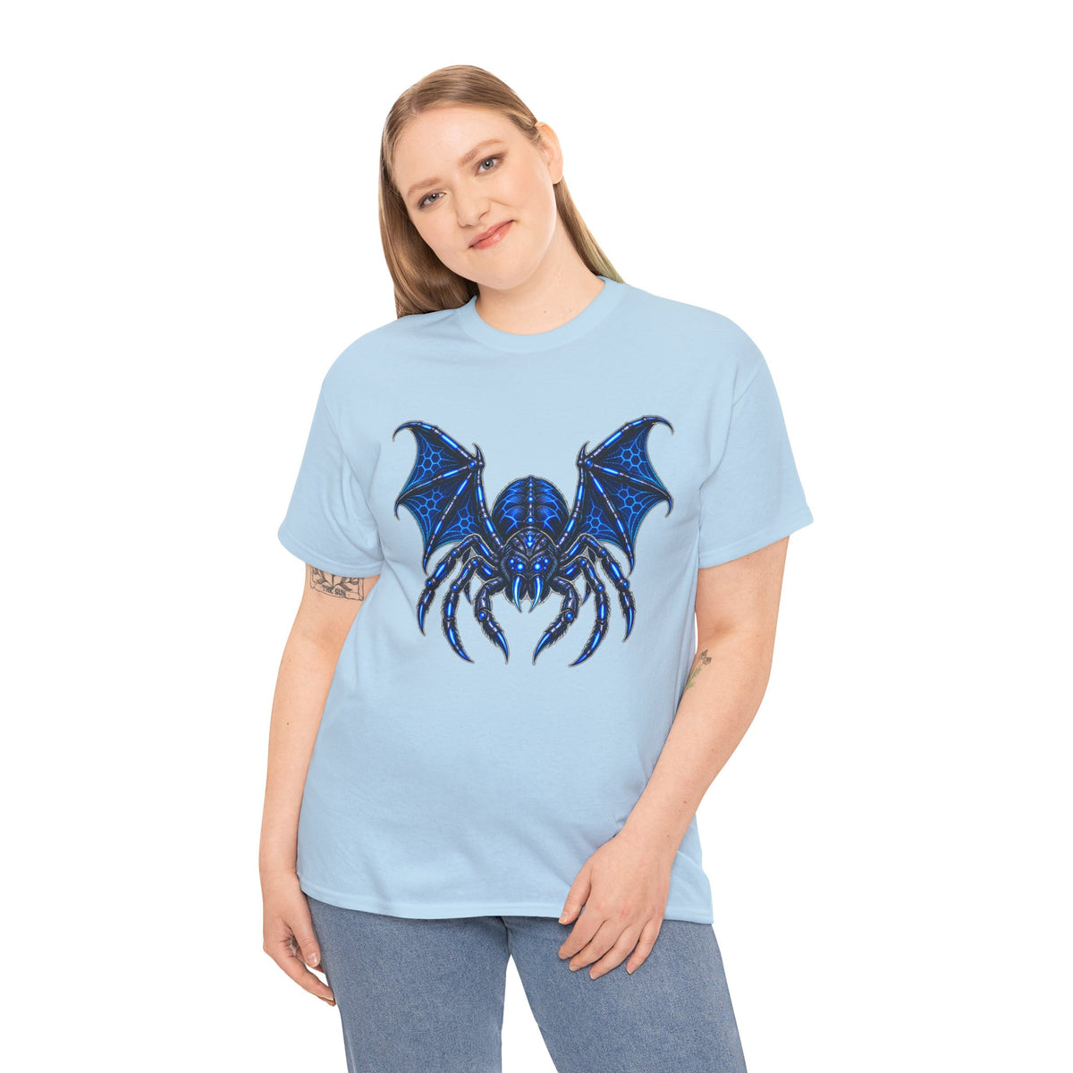 Spider Bat Cyberpunk Graphic T-Shirt | WildOrbit