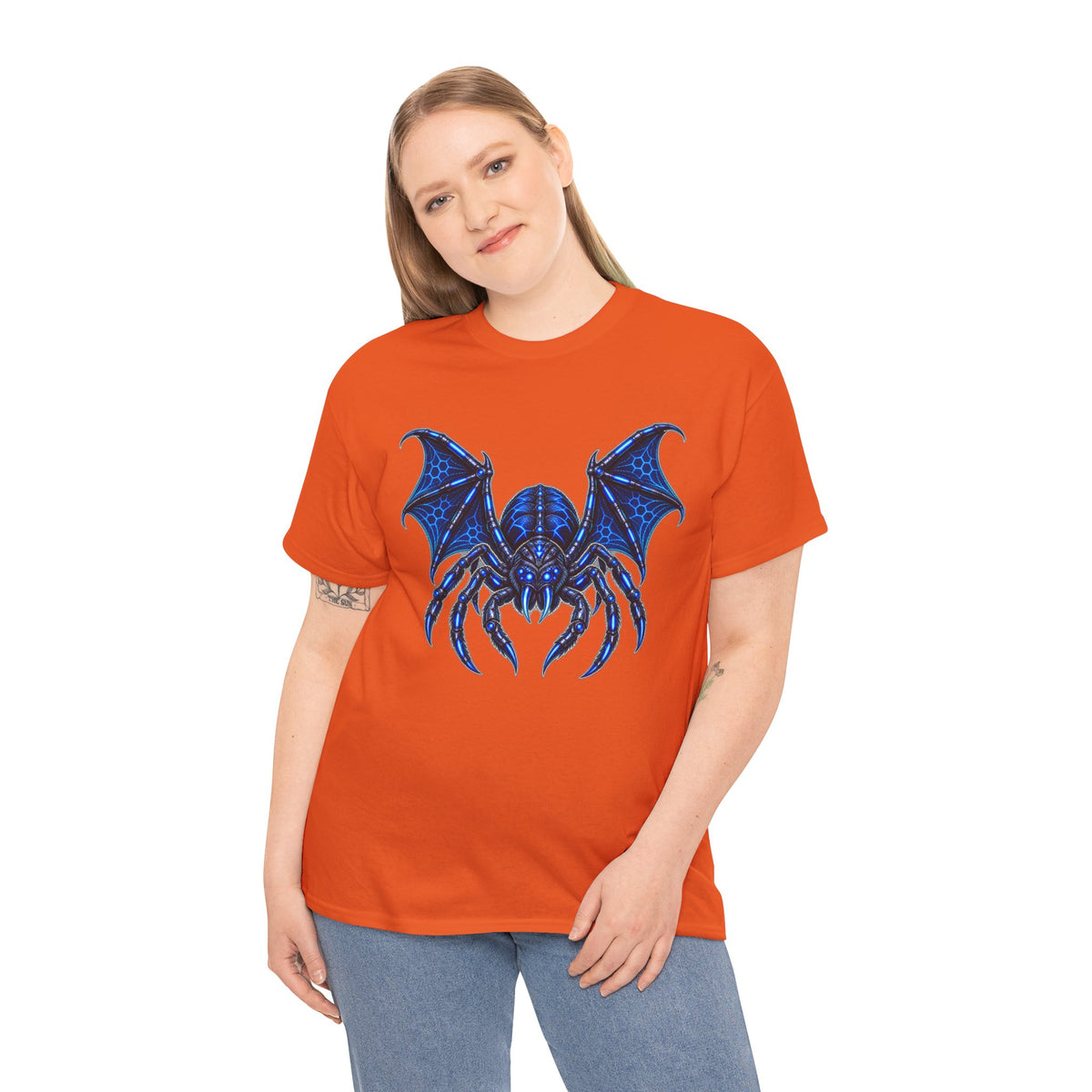 Spider Bat Cyberpunk Graphic T-Shirt | WildOrbit