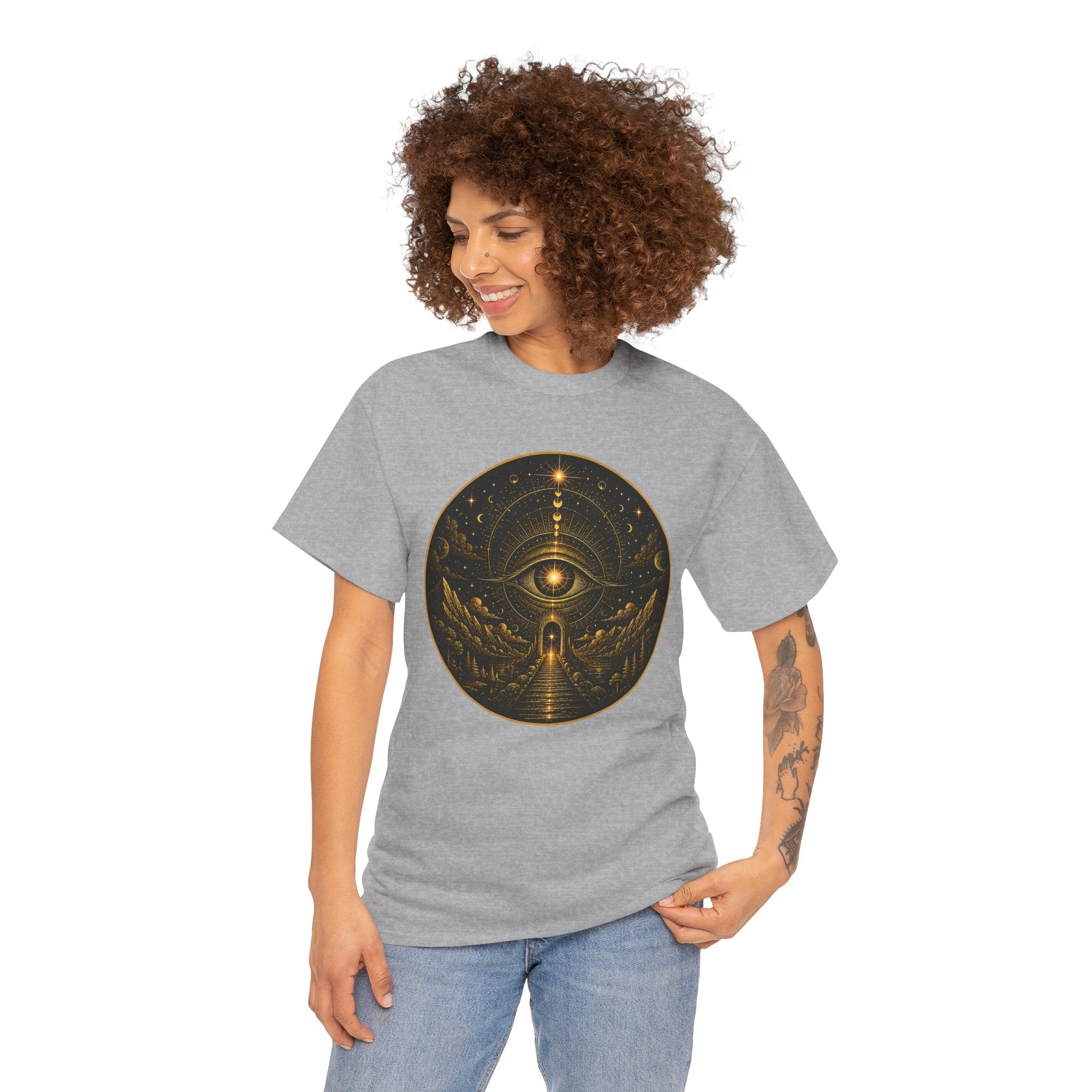 The Inner Eye Illustrated T-Shirt – Mystical Vision Sacred Geometry Graphic Tee