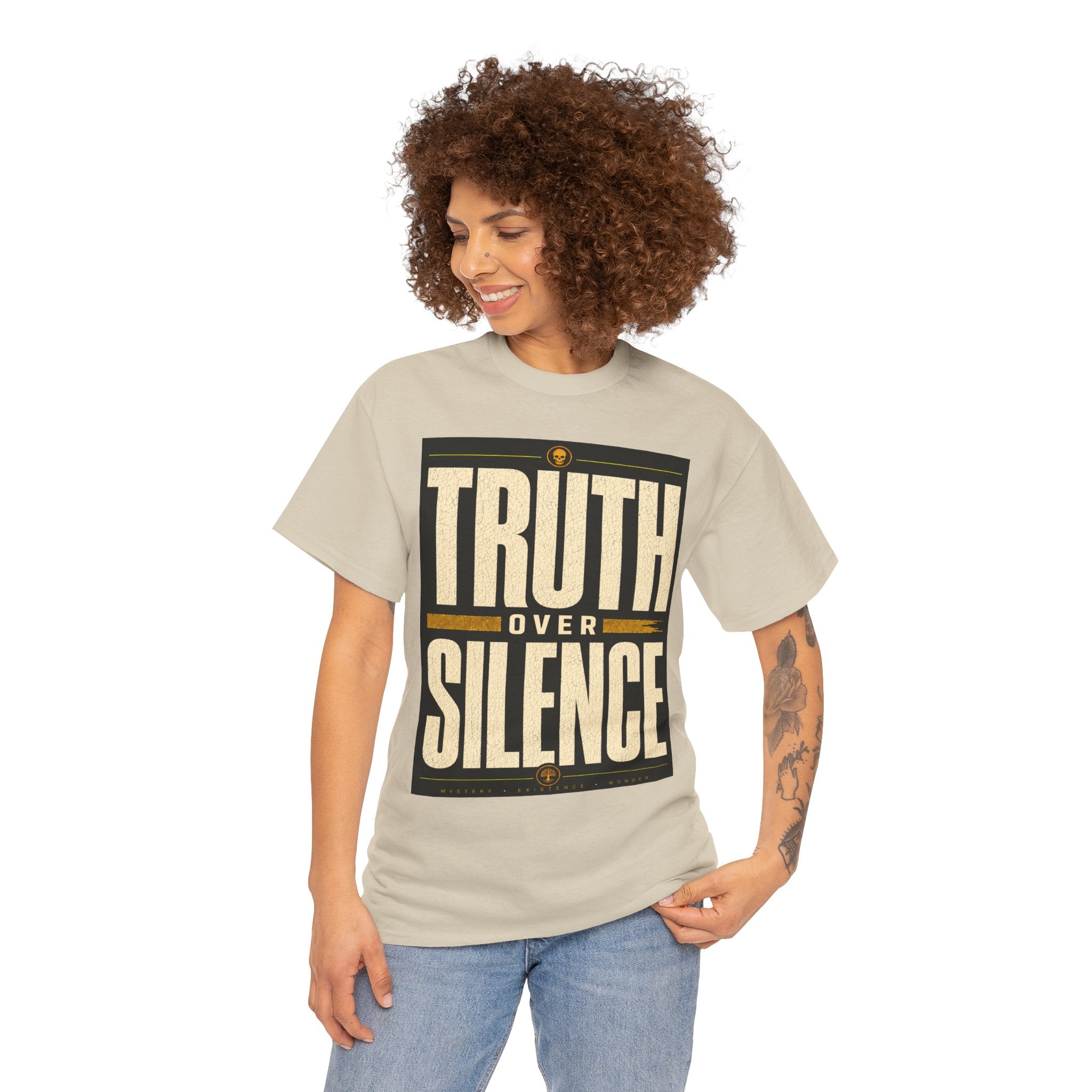 Truth Over Silence T Shirt – Inspirational Statement Graphic Tee for Bold Thinkers