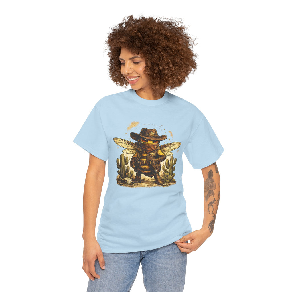 Cowboy Bee T Shirt – Western Desert Bumblebee Graphic Tee