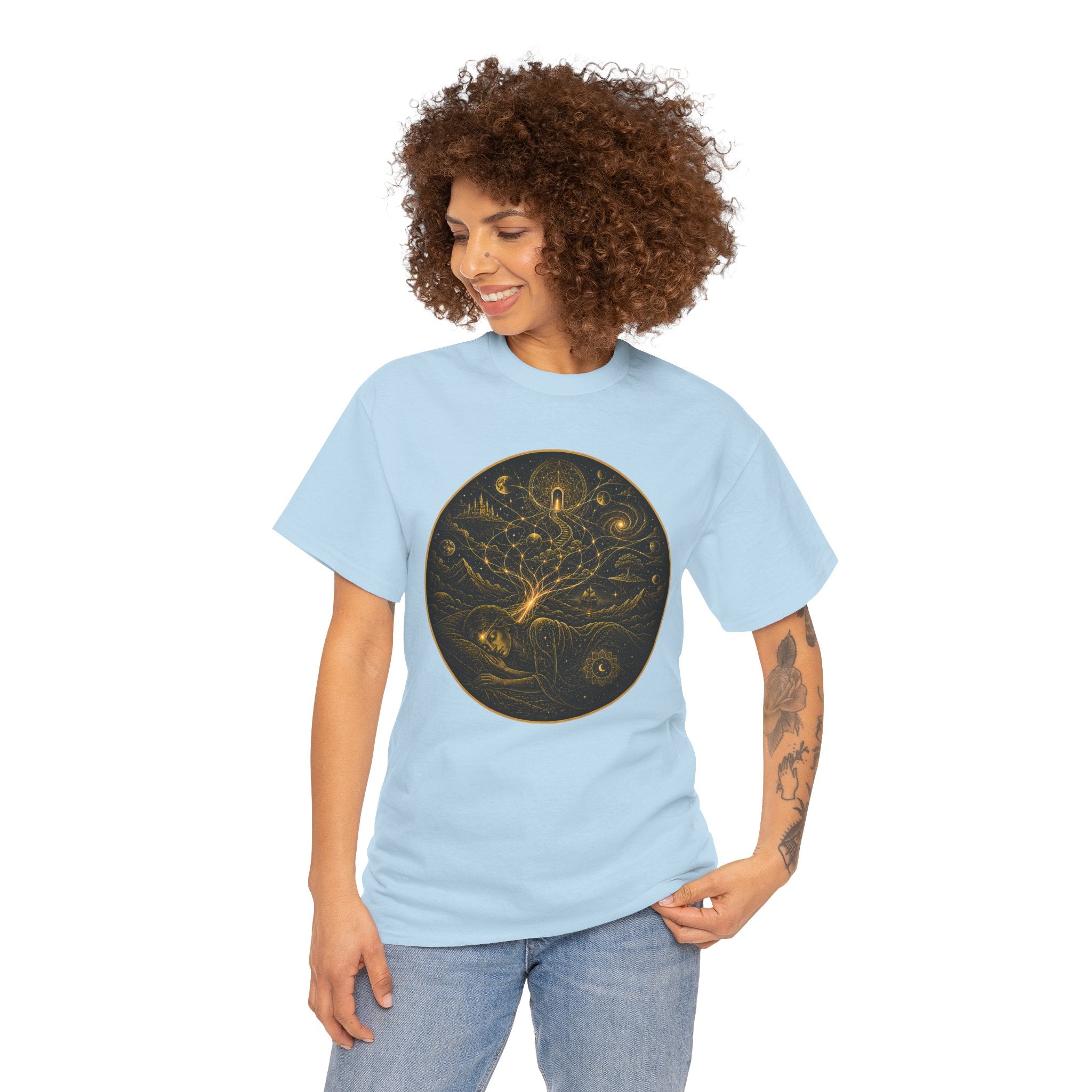 Dreamweaver Illustrated T-Shirt – Mystical Dreamscape Graphic Tee