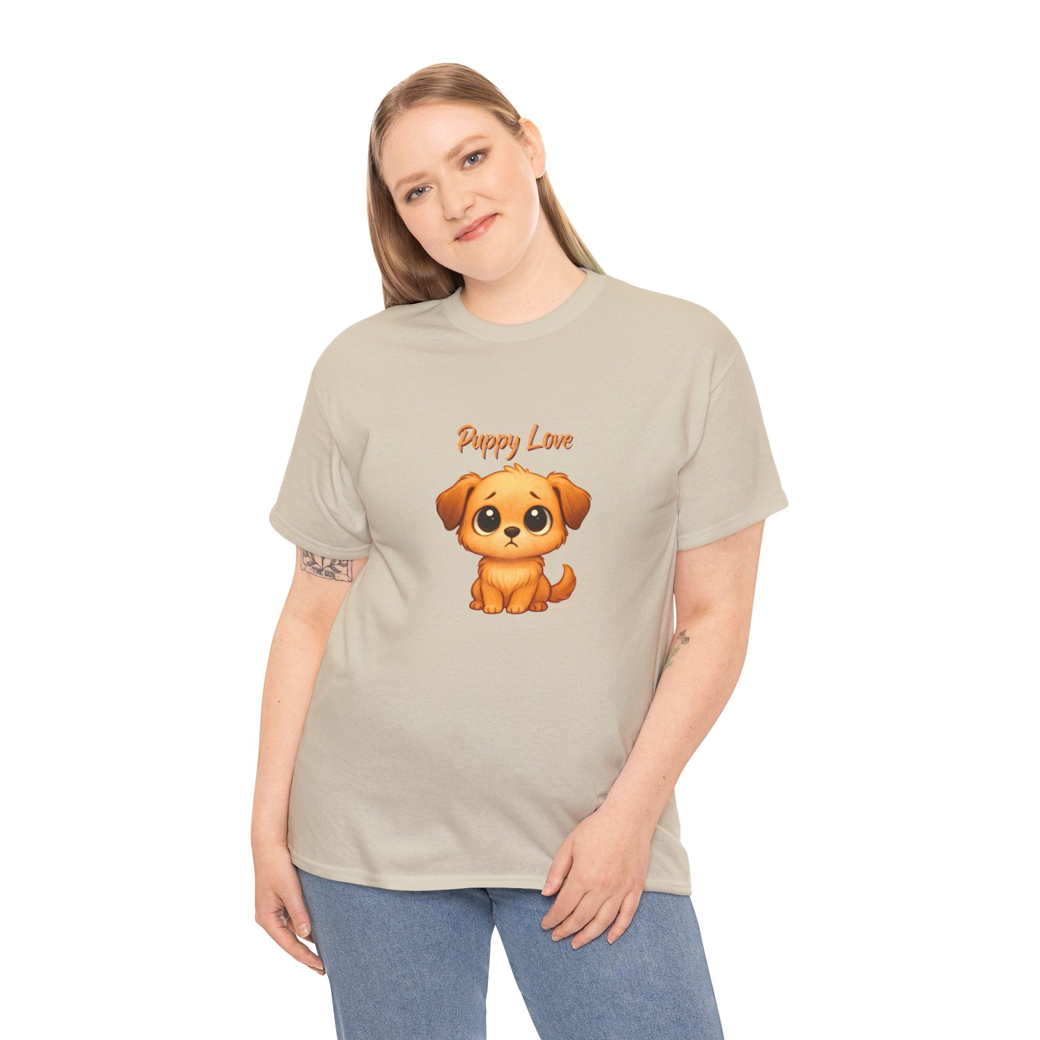 Puppy Love T Shirt – Cute Cartoon Dog Graphic Tee for Dog Lovers