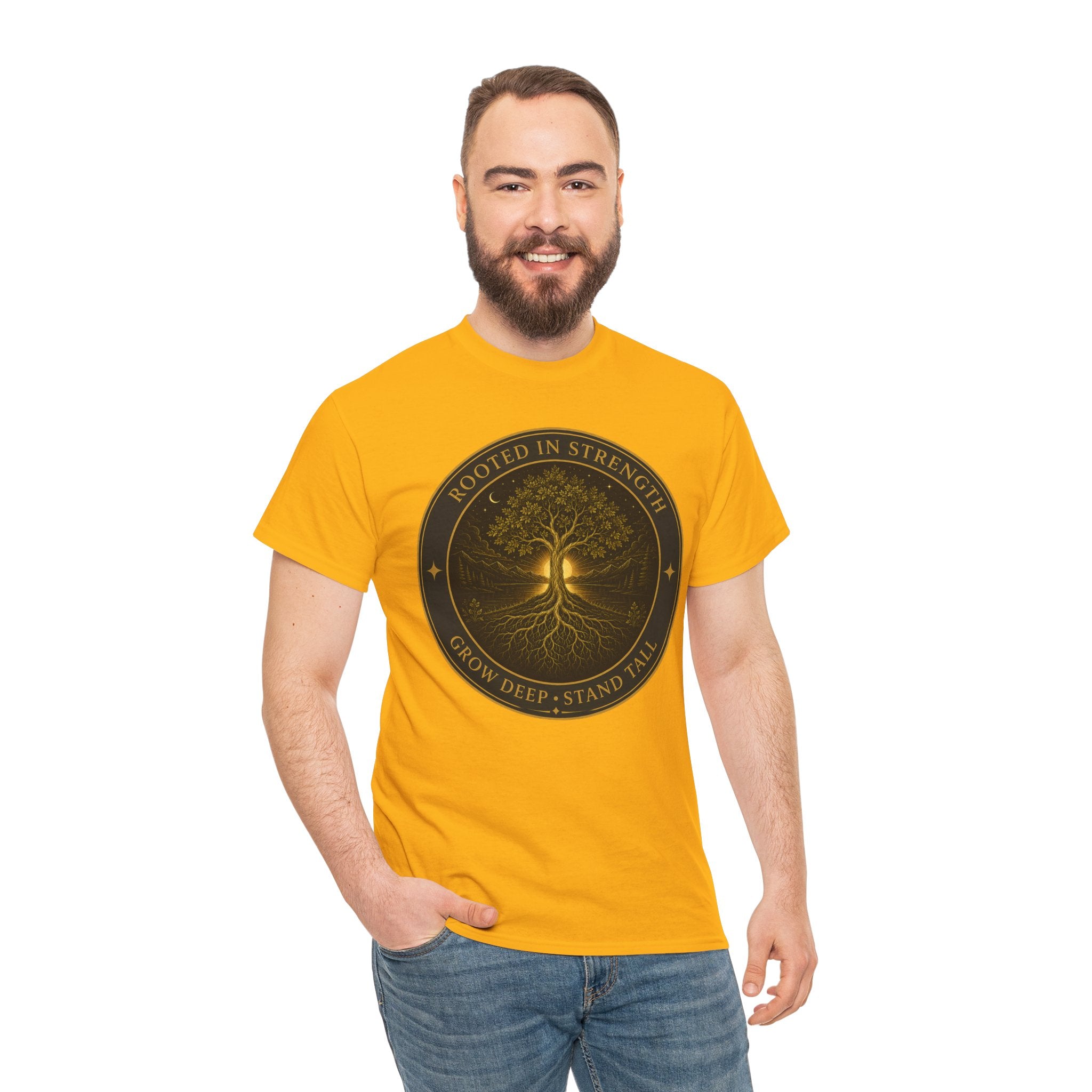 Rooted in Strength Tree of Life T-Shirt – Sacred Symbol Graphic Tee