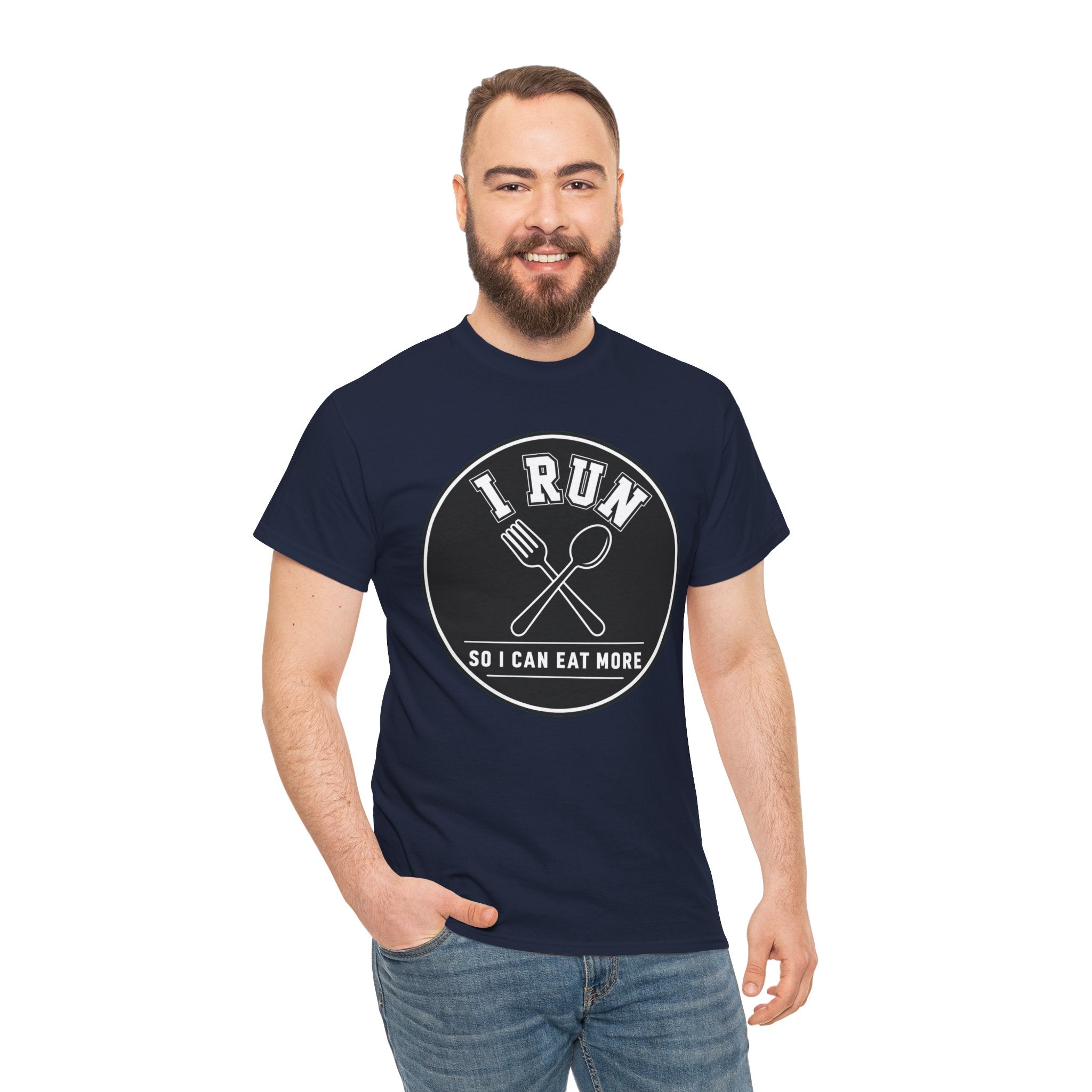 I Run So I Can Eat More T-Shirt – Funny Foodie Running Graphic Tee