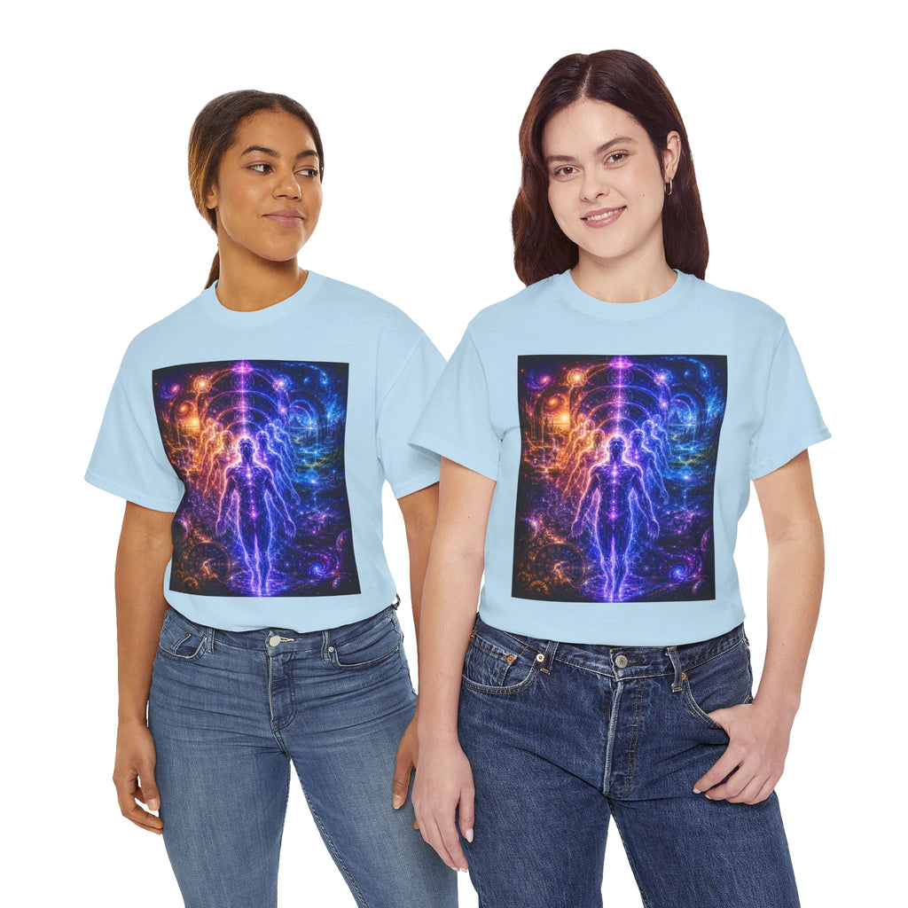 The Multidimensional Self T Shirt – Spiritual Cosmic Aura Graphic Tee