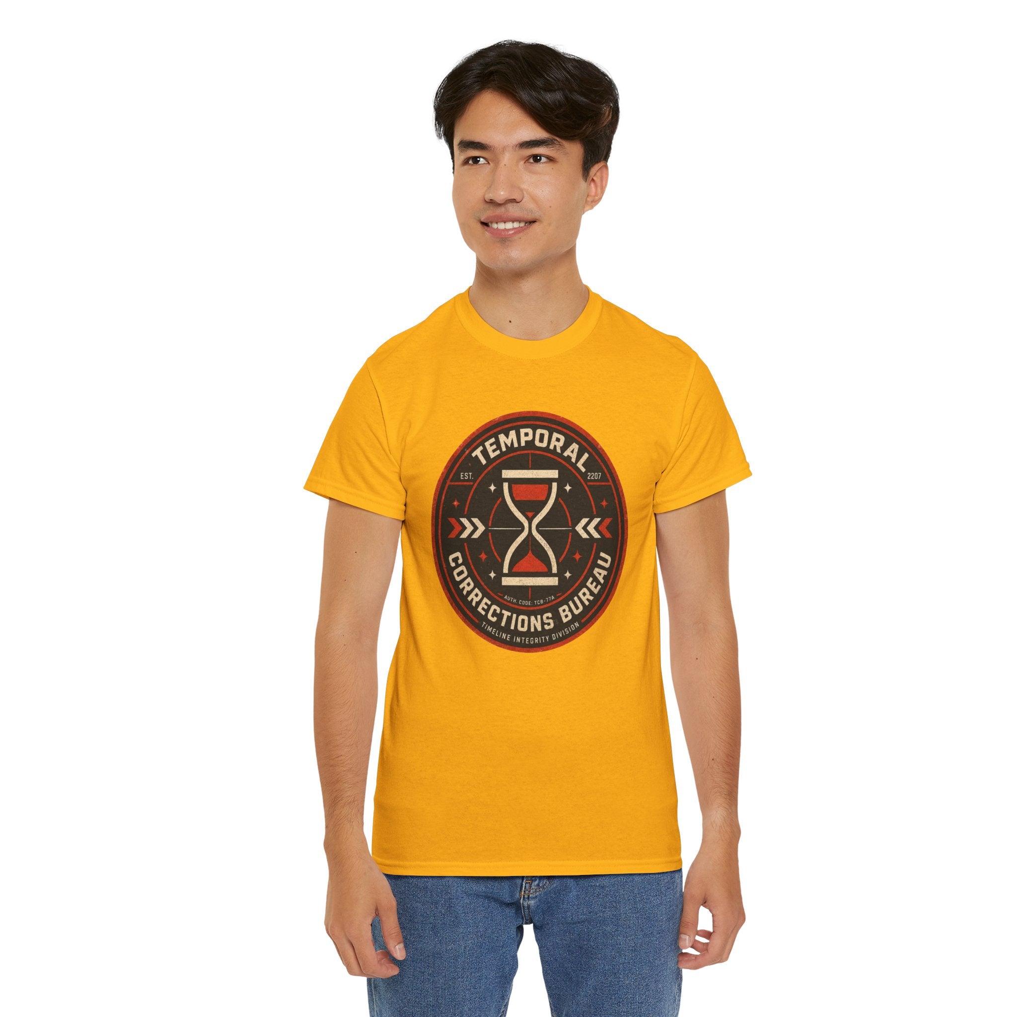 Time Travel Bureau Graphic T Shirt – Temporal Corrections Retro Futurism Sci Fi Tee