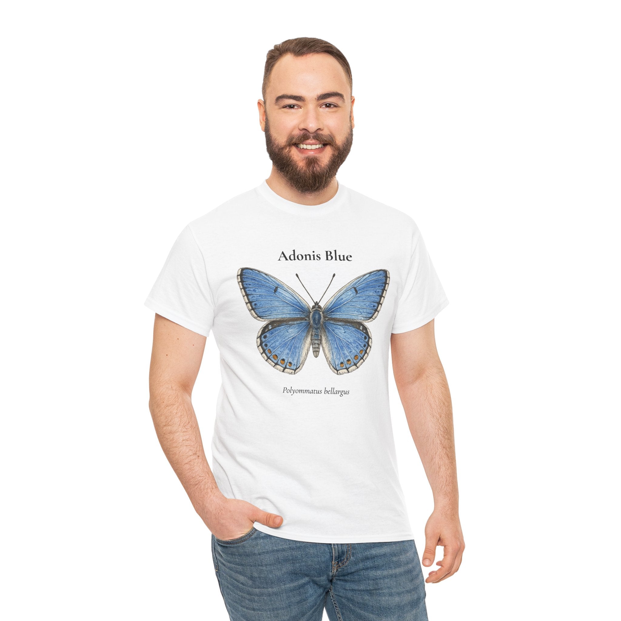Adonis Blue Butterfly Graphic T-Shirt | WildOrbit
