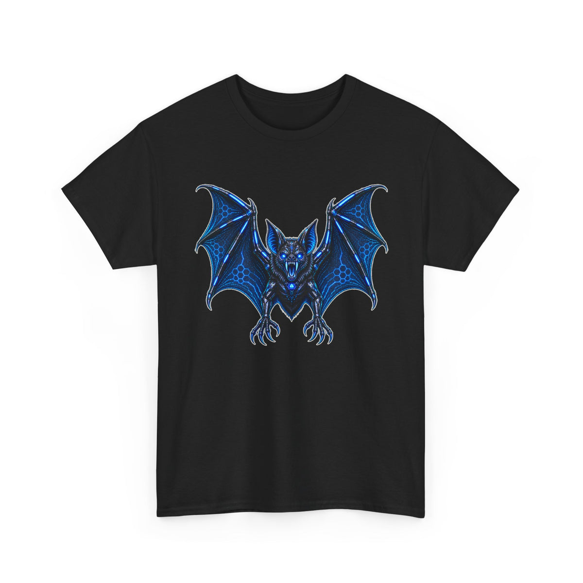 Vampire Bat Cyberpunk Graphic T-Shirt | WildOrbit