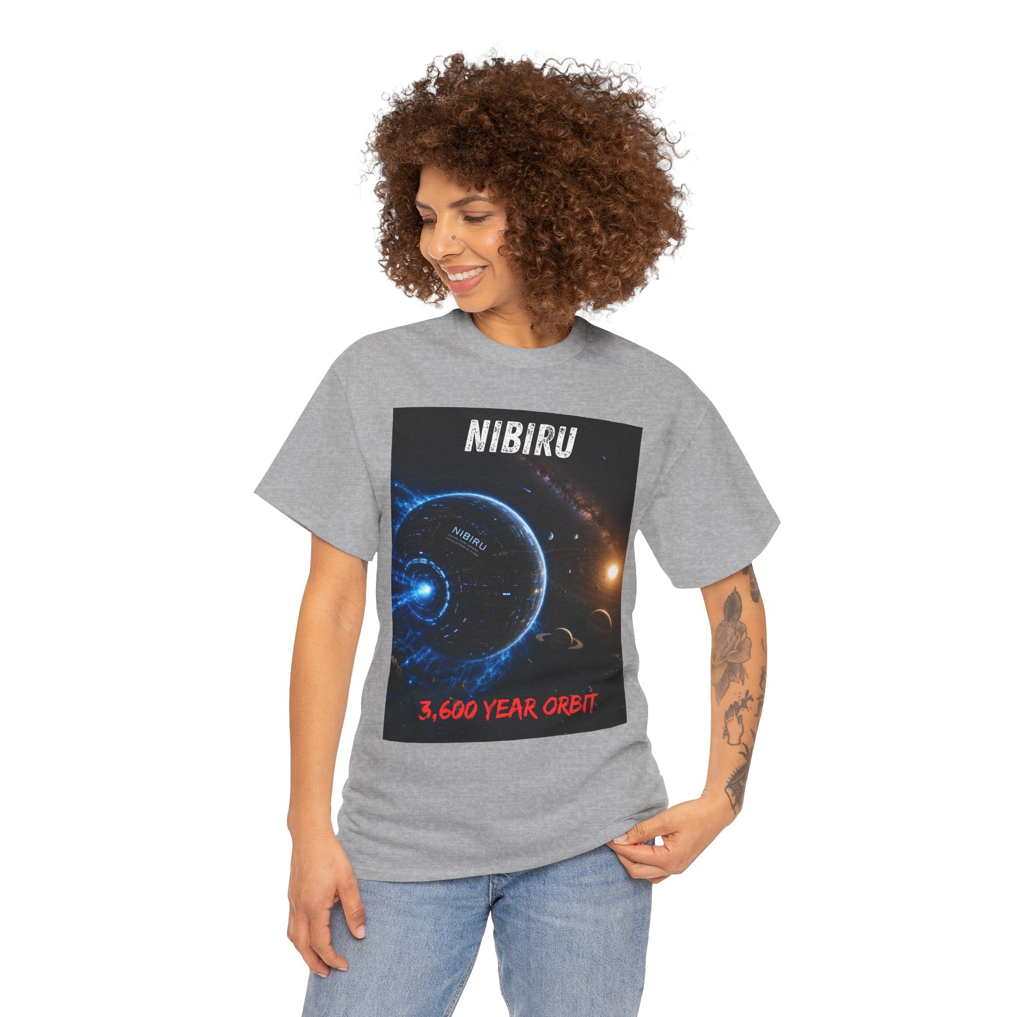 Nibiru 3,600 Year Orbit T Shirt – Ancient Alien Sci Fi Planet Graphic Tee