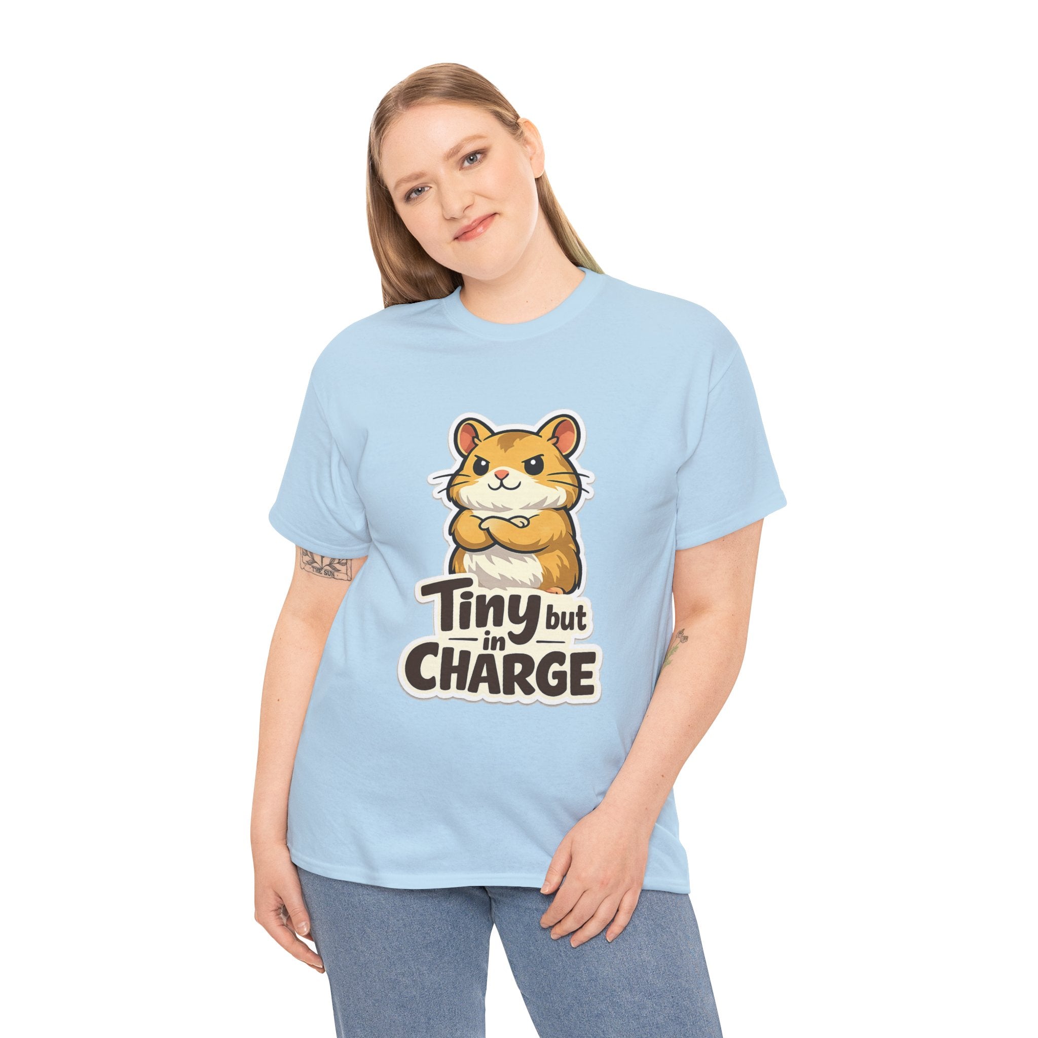 Hamster Tiny But In Charge Graphic T-Shirt | WildOrbit