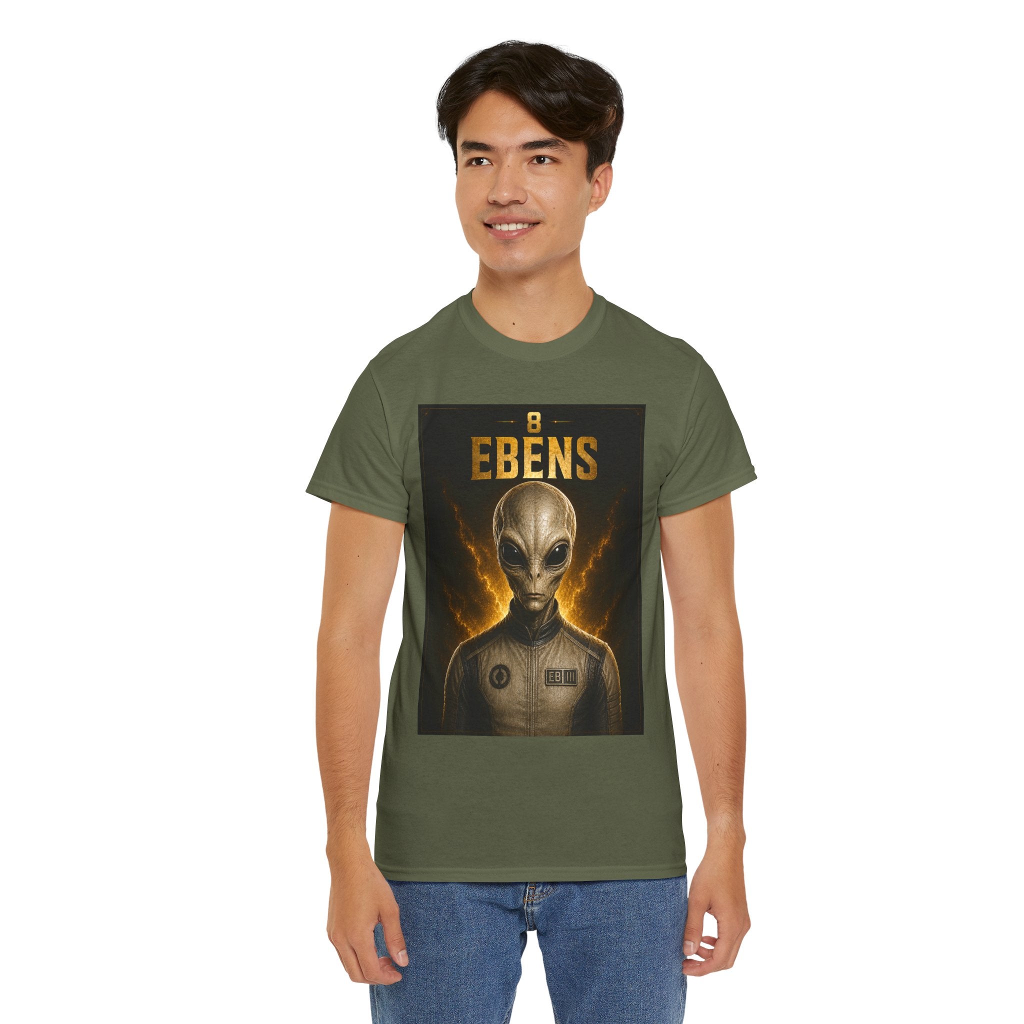 Ebens Alien Graphic T-Shirt – Ancient Aliens Retro Sci-Fi UFO Tee