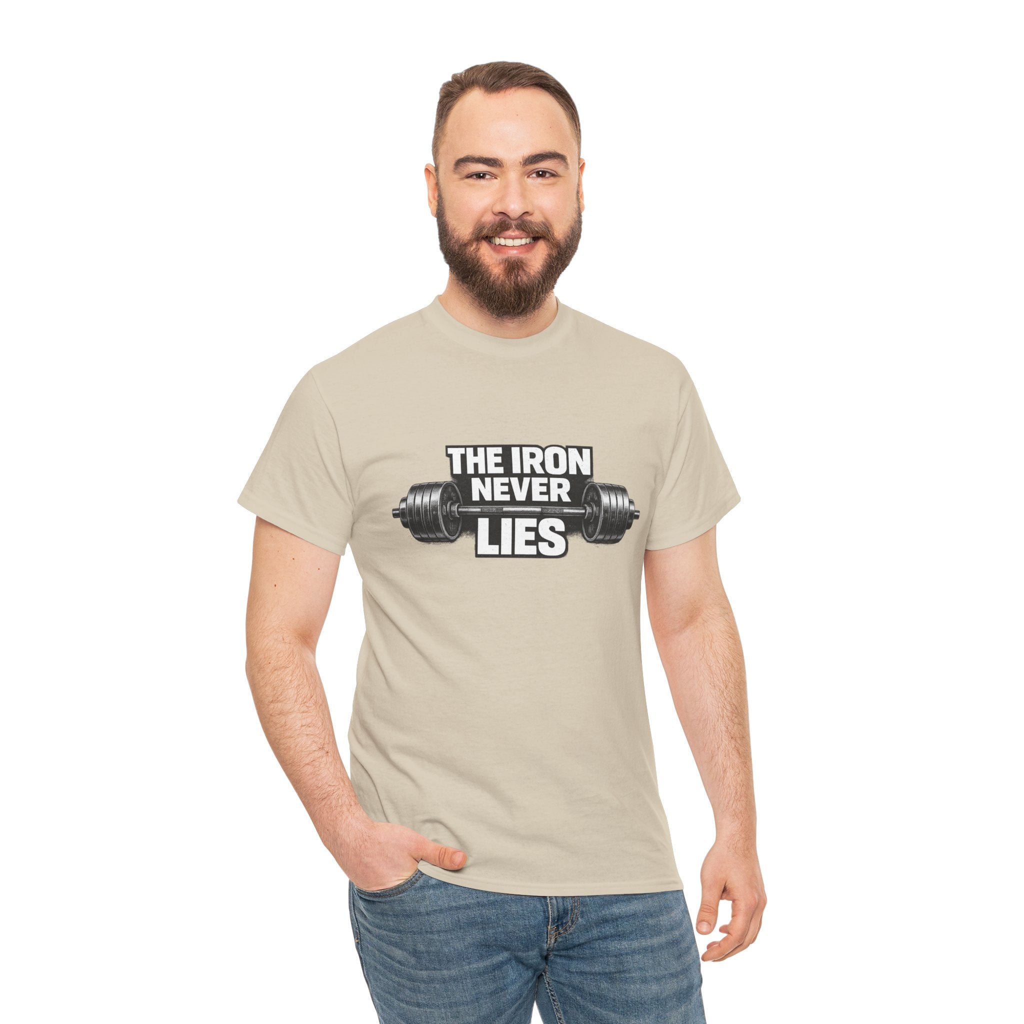 The Iron Never Lies T-Shirt | Powerlifting Gym Shirt | Motivational Weightlifting Gift for Men & Women