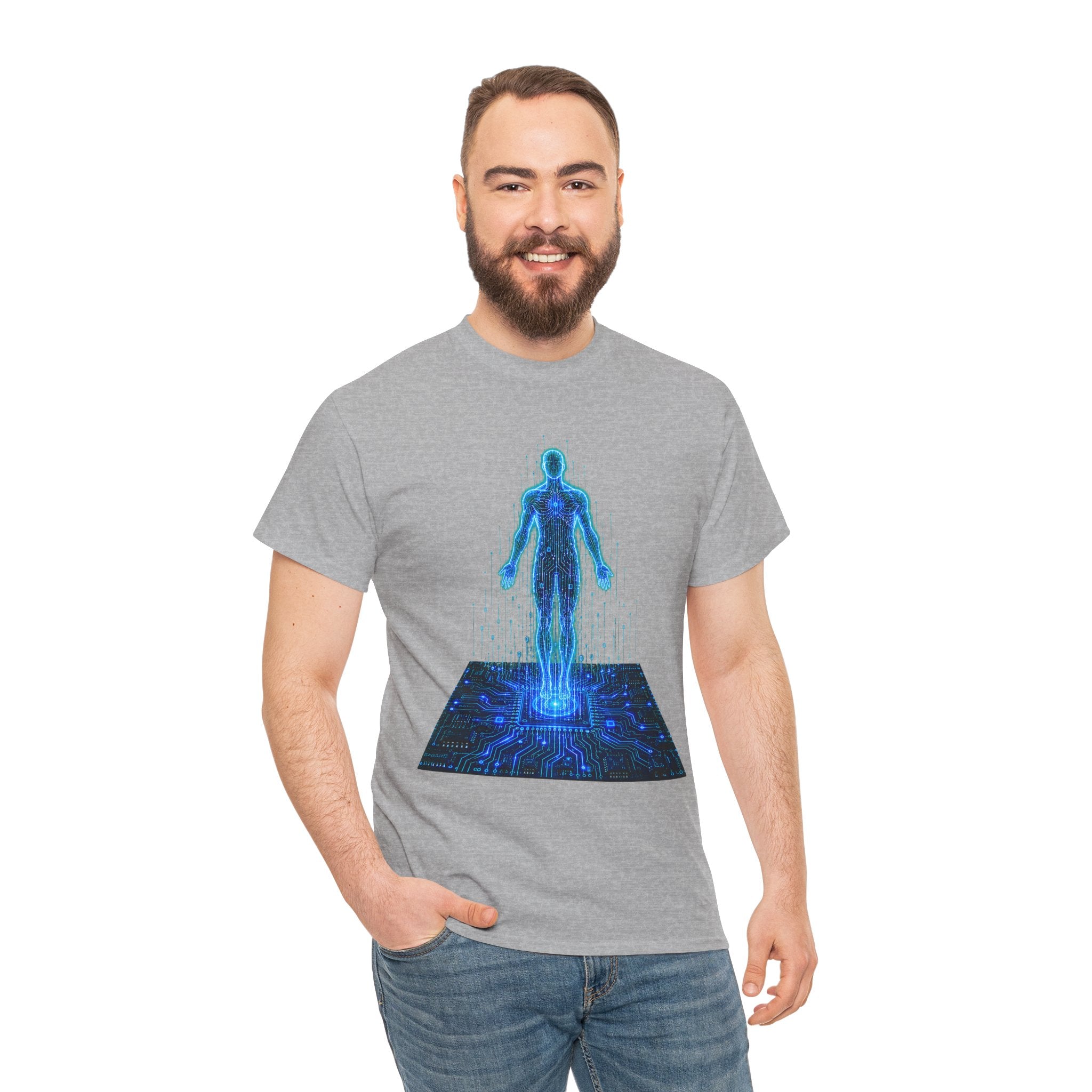 Ghost In The Machine Cyberpunk Graphic T-Shirt | WildOrbit