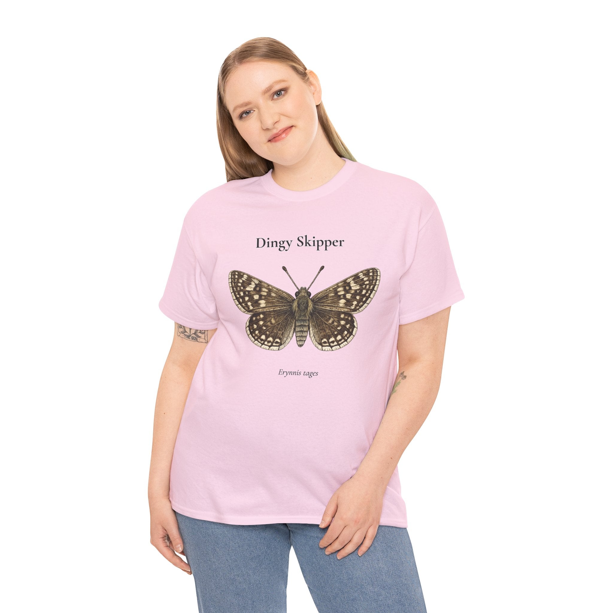 Dingy Skipper Butterfly Graphic T-Shirt | WildOrbit
