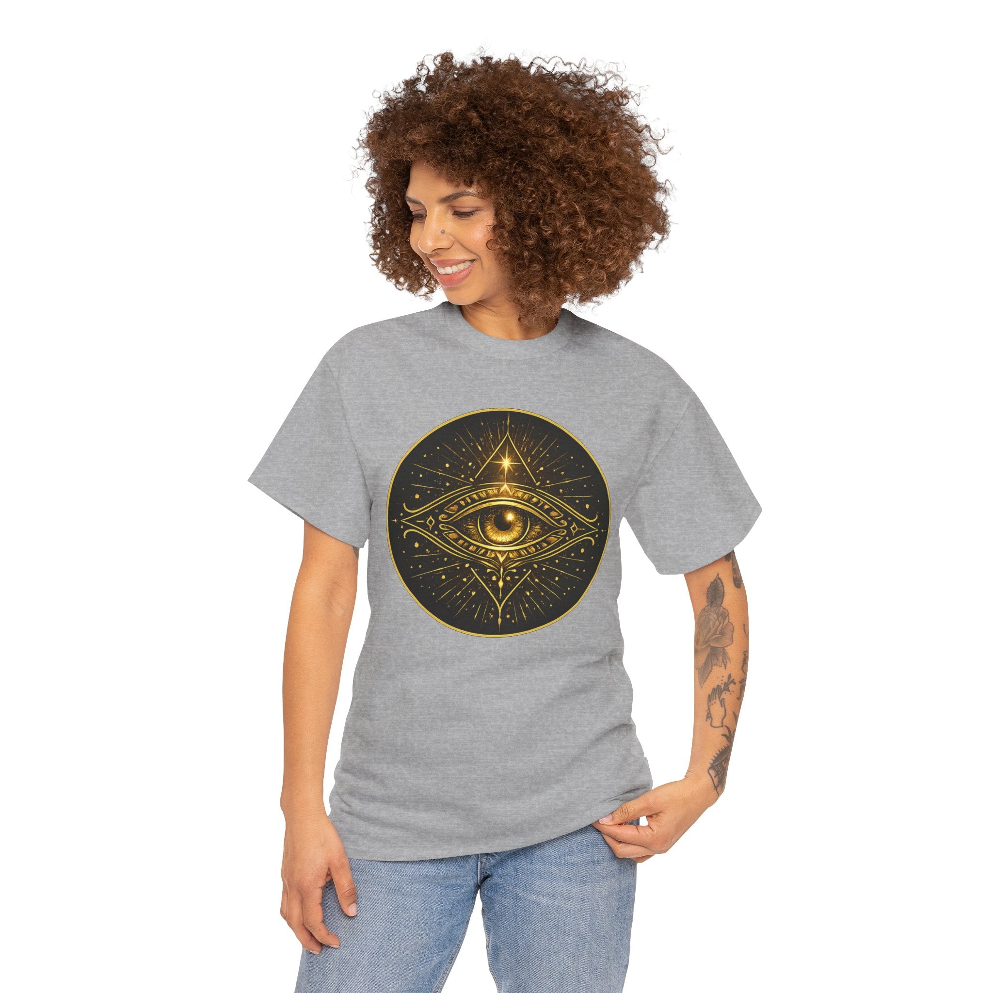 Awaken Your Third Eye Illustration T-Shirt – Mystical All Seeing Eye Graphic Tee