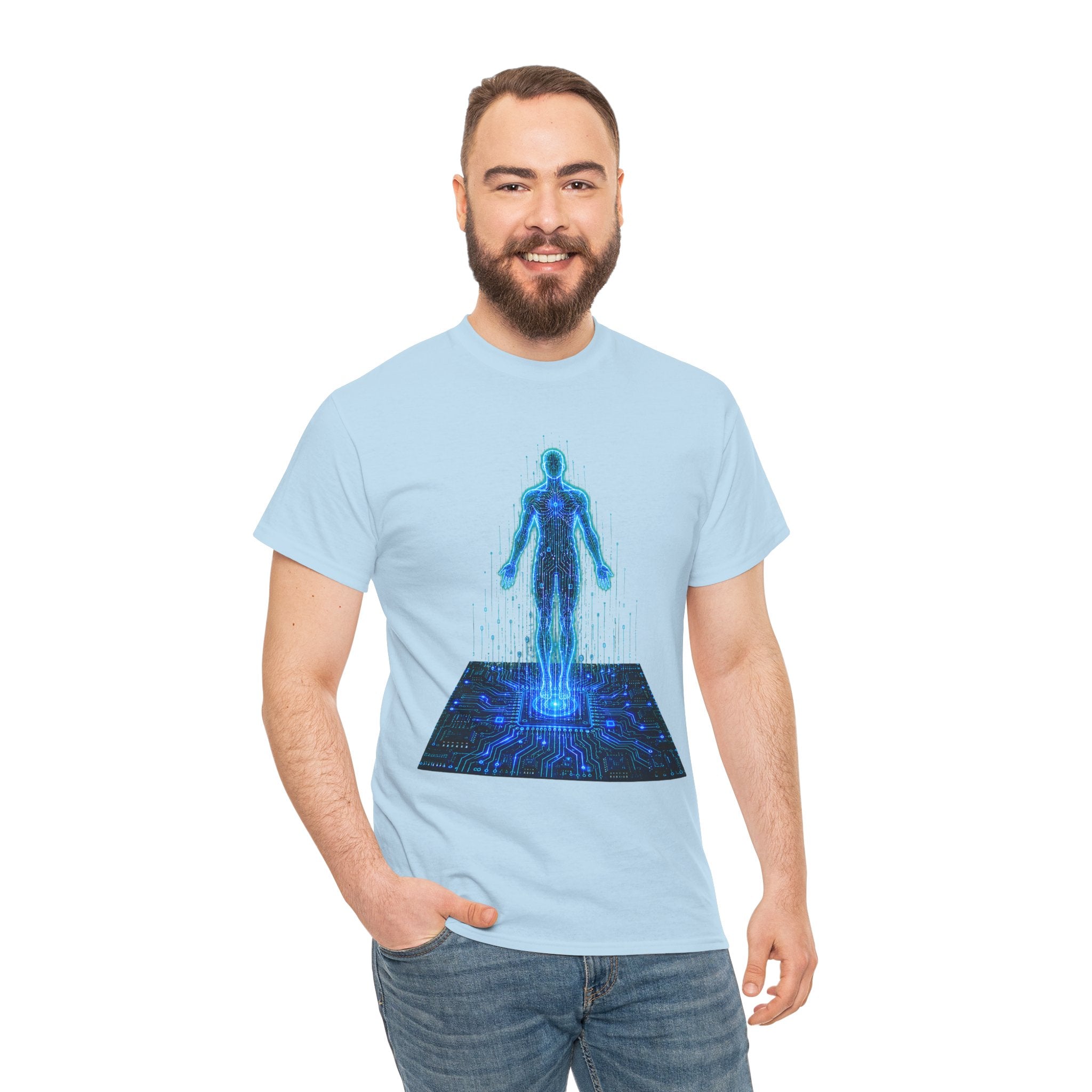 Ghost In The Machine Cyberpunk Graphic T-Shirt | WildOrbit