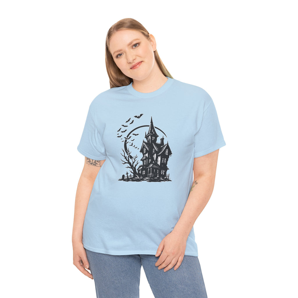 Haunted House Halloween Graphic T-Shirt | WildOrbit